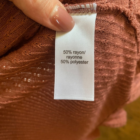 Maurices Ruffle Hem Open Front Cardigan - Picture 5 of 5